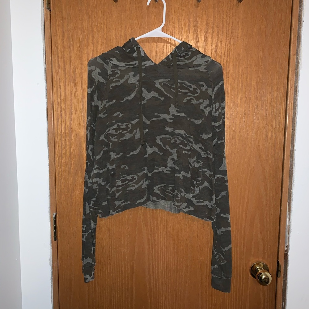 Camp cropped sweatshirt